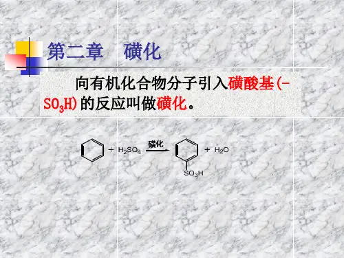 2.1磺化
