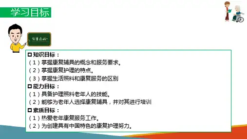 养老机构经营—养老院护理康复和产品服务(养老机构经营管理课件)