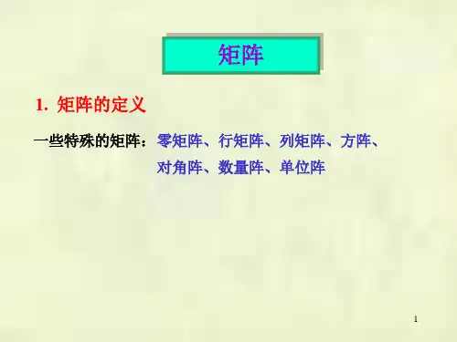 线性代数 线代复习ppt课件