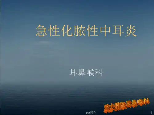 急慢性化脓性中耳炎  ppt课件