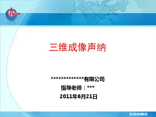 三维成像声纳