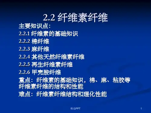 《纤维素纤维》PPT课件