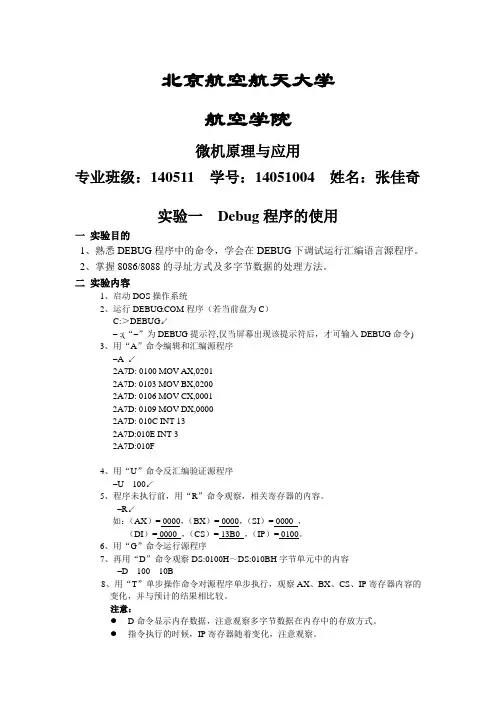 北航大软报告