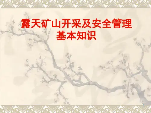 露天矿山 ppt课件