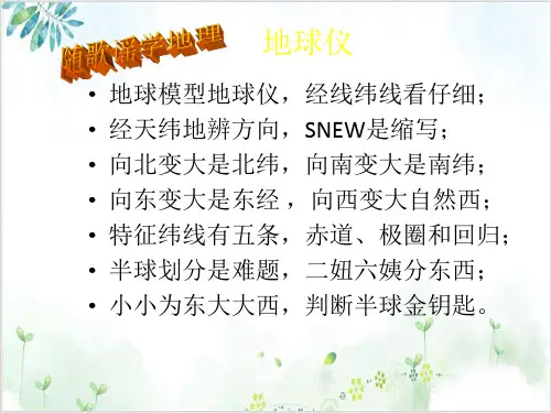 商务星球版七(上)地理地球的自转PPT课件