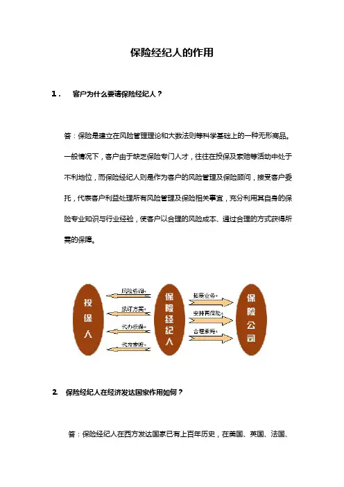 保险经纪人的作用-1