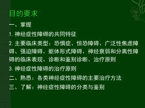 神经症性和分离性障碍文字