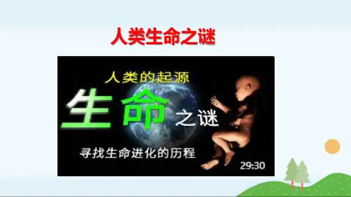 第2课《人类生命之谜》课件