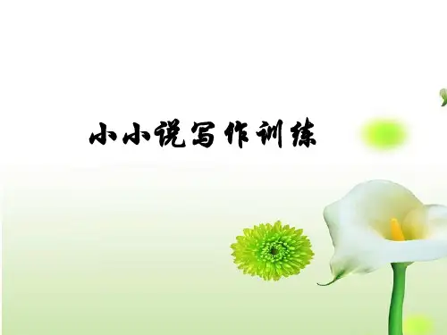 小小说写作训练