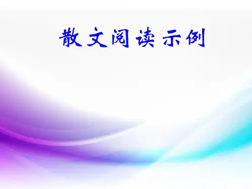 高三语文散文阅读课件(共39张PPT)