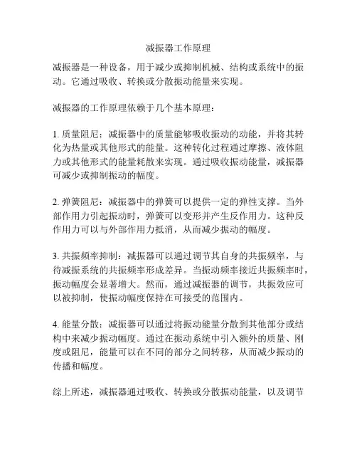 减振器工作原理