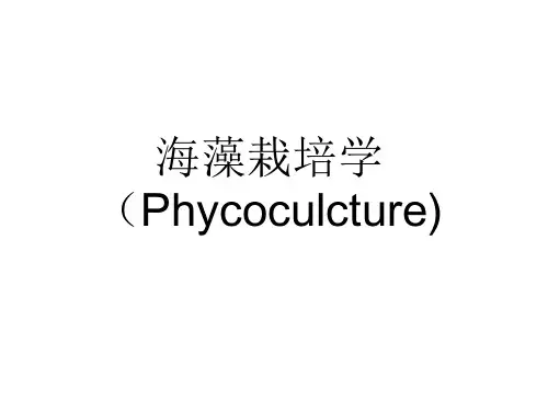 海藻养殖学