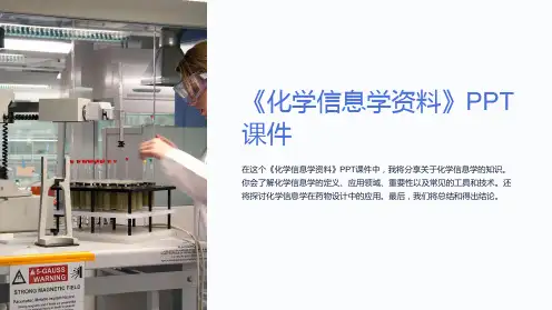 《化学信息学资料》课件