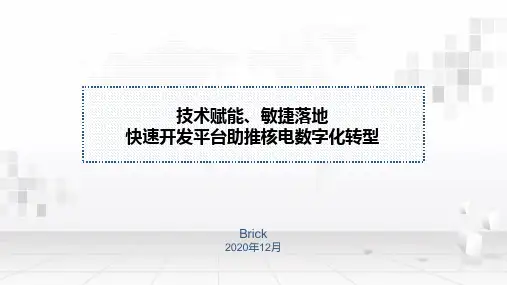技术赋能、敏捷落地,快速开发平台助推核电数字化转型