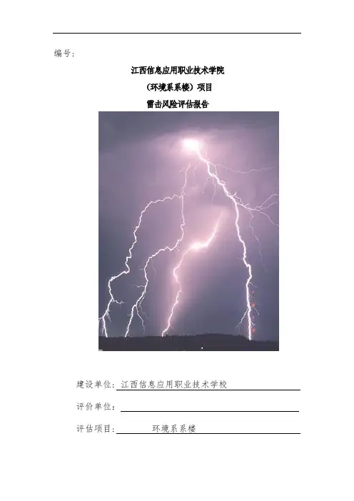 雷击风险评估分析报告