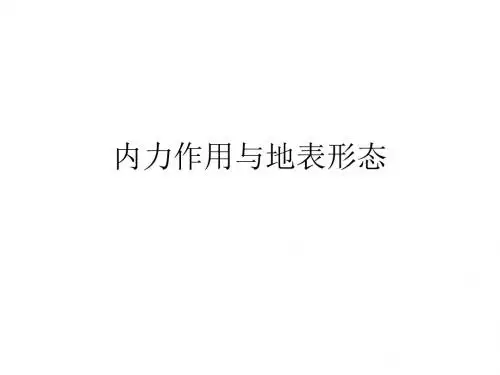 内力作用与地表形态
