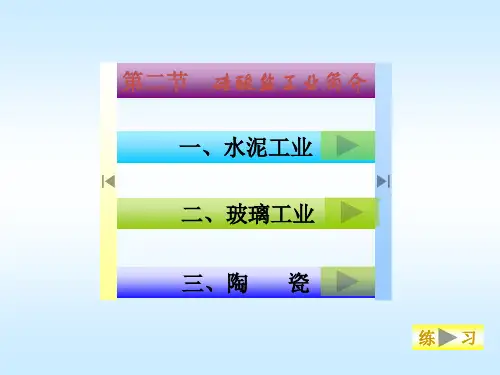 硅酸盐材料工业PPT课件1