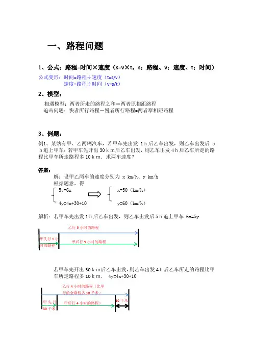 初中数学二元一次方程组经典例题及相关答案