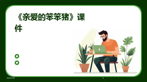 2024版《亲爱的笨笨猪》课件