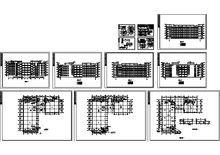 某多层厂房建筑设计施工图（共10张）