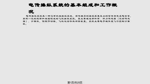 电传操纵与偏航阻尼器系统PPT课件
