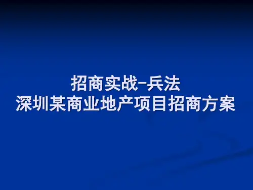 某商业地产项目招商方案.pptx