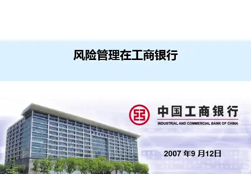 工商银行风险管理ppt课件