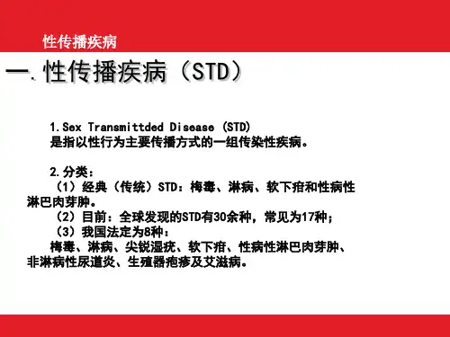 【医学PPT课件大全】 性传播疾病(STD)