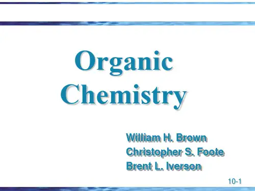 有机化学英文课件chapter10 共74页PPT资料