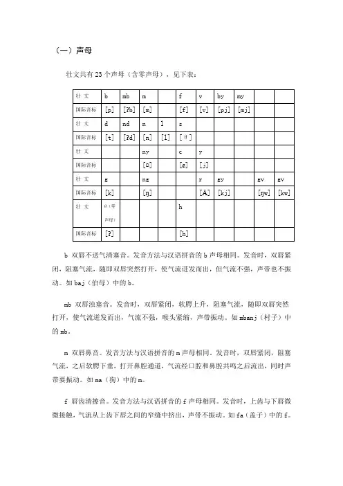 壮文语音简介