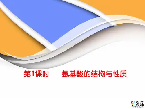 课件10：4.3.2 氨基酸的结构与性质
