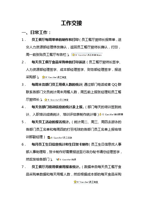 工作清单