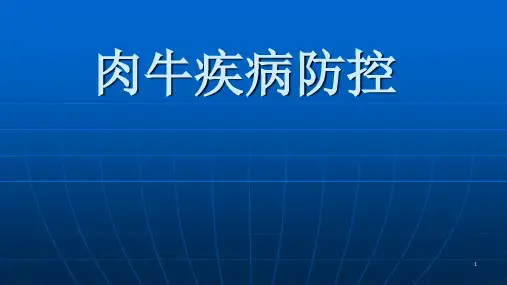 肉牛疾病防治课件