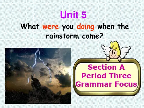 2020-2021学年人教版八年级下册  Unit5 SectionA grammar 课件