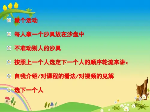 01沙盘游戏概述