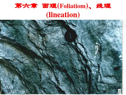 构造地质学07 第六章 面理和线理136页