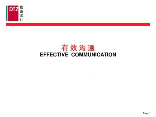 有效沟通技巧培训课件(PPT 37张)