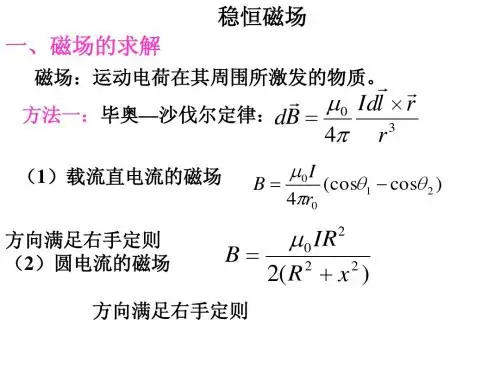 稳恒磁场