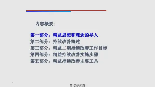 精益持续改善PPT课件