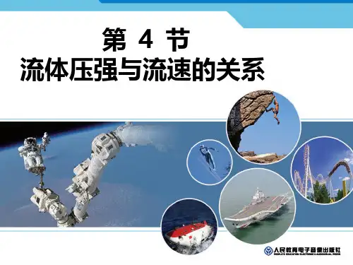 9.4流体压强与流速的关系