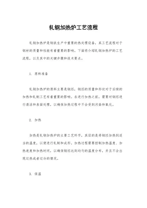 轧钢加热炉工艺流程