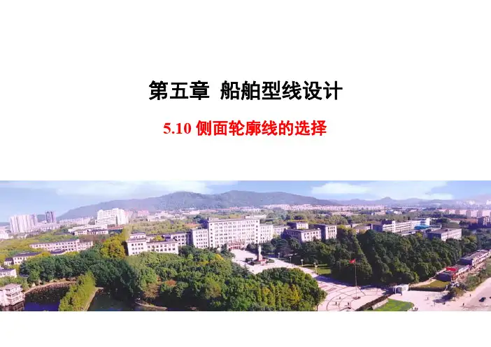 船舶设计原理_05_船舶型线设计_0510_侧面轮廓线的选择