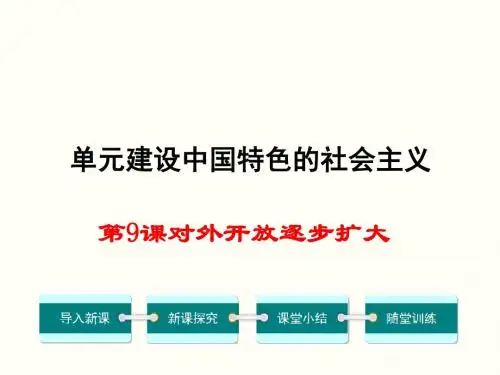 对外开放逐步扩大ppt3