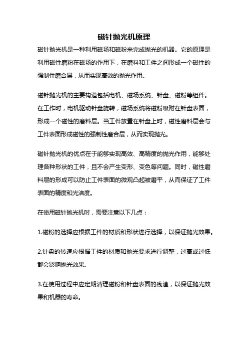 磁针抛光机原理