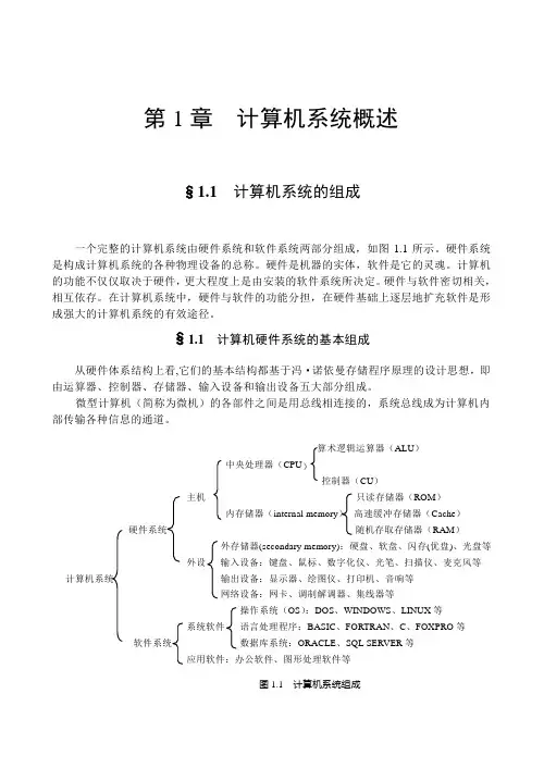 计算机软硬件基础知识