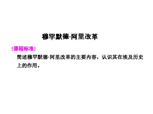 《穆罕默德 阿里改革》课件