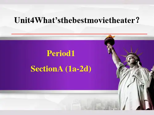 人教版八年级上册英语 Unit 4 Section A(1a-2d) 授课课件