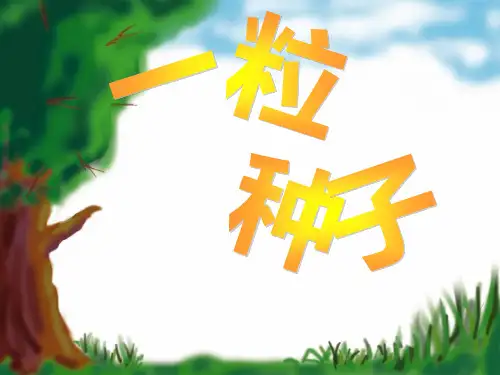 《一粒种子》PPT课件