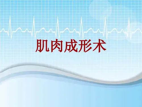 手术讲解模板：肌肉成形术