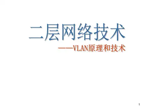 VLAN原理详解ppt课件